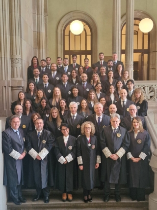 Integrantes de la 74 promoción con destinos en Cataluña